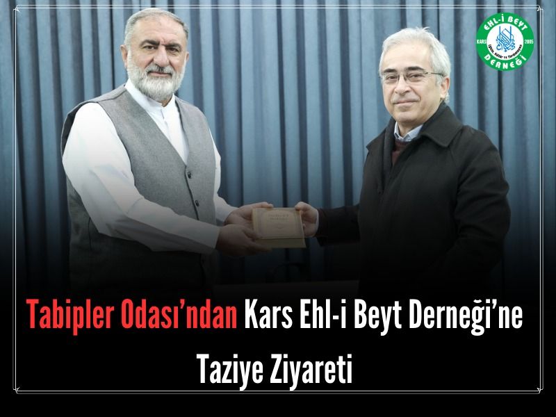 TABİPLER ODASI BAŞKANINDAN TAZİYE ZİYARETİ